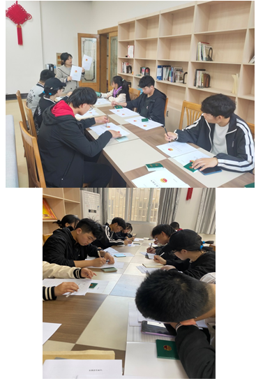 机械工程学院团总支召开入团材料书写指导会