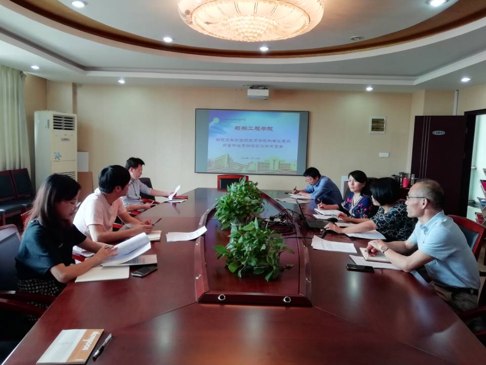 船舶工程学院召开专业建设质量标准贯彻落实工作布置会议