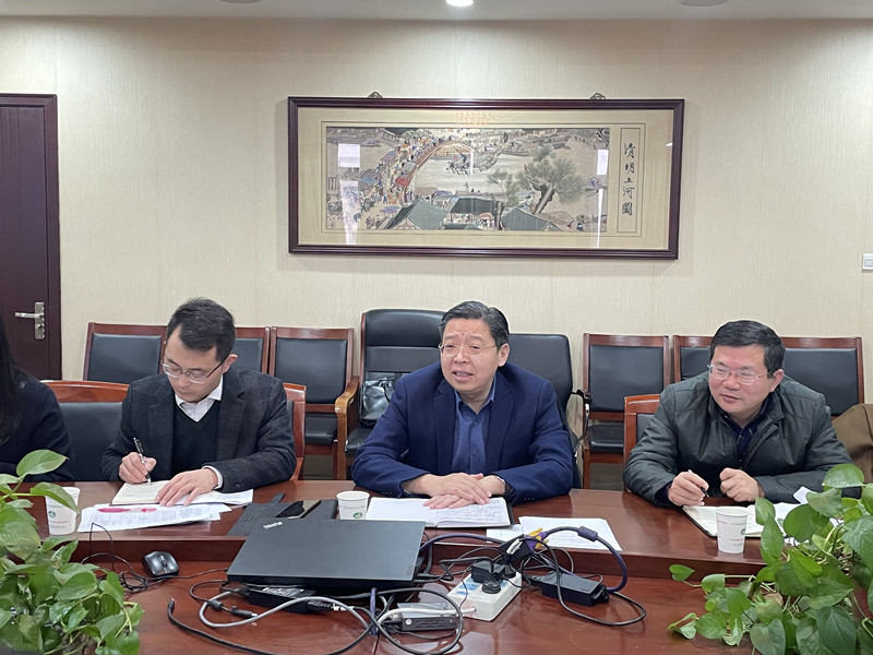 校党委书记李虎带队走访船舶工程学院开展调研活动