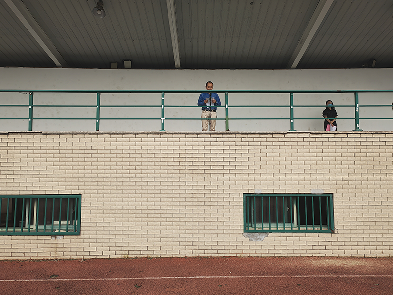 机电工程学院组织升旗仪式