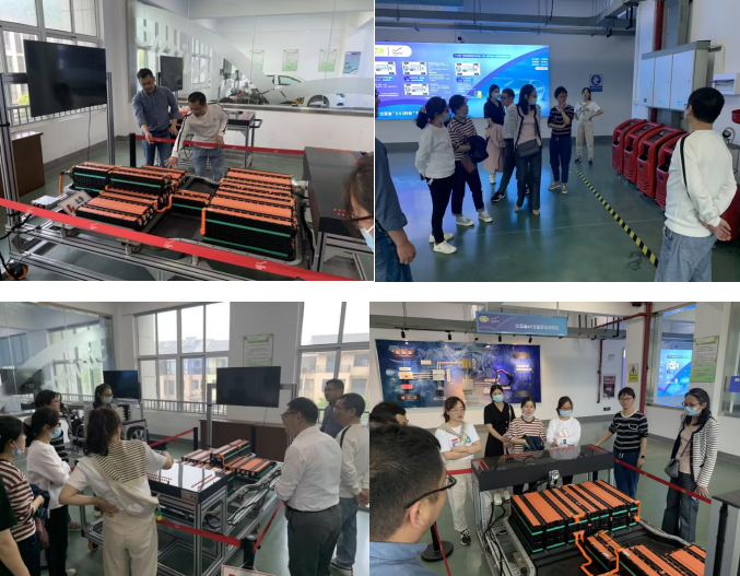 立德树人 思政先行 -新能源汽车实训中心迎接马克思主义学院教师参观调研